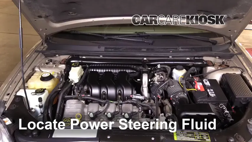 2005 Mercury Montego Premier 3.0L V6 Power Steering Fluid Add Fluid